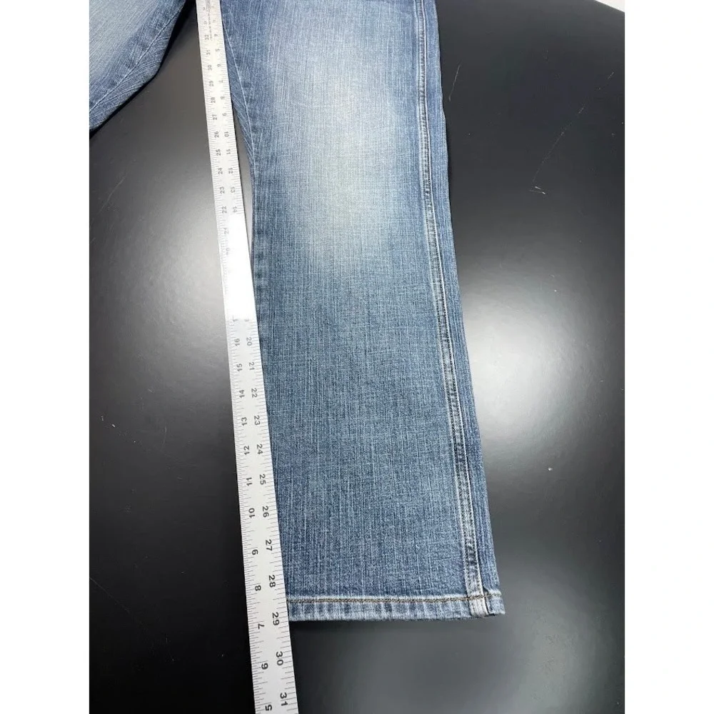 Wrangler Retro Slim Straight Jeans Mens 33x30 Y2K Western Stretch Denim Cowboy - Picture 7 of 8